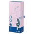 Satisfyer Hug Me - išmanus klitorio vibratorius su rankena (mėlynas)