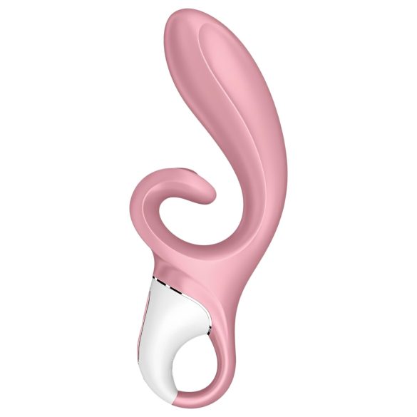 Satisfyer Hug Me - klitorio vibratorius su rankenėle - rožinis