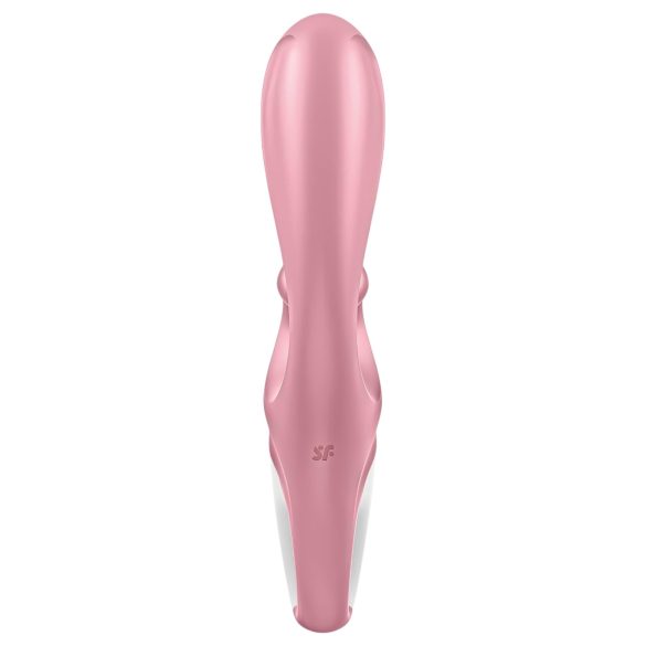Satisfyer Hug Me - klitorio vibratorius su rankenėle - rožinis