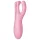 Satisfyer Threesome 4 - programėle valdomas klitorio vibratorius (rožinis)