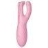 Satisfyer Threesome 4 - programėle valdomas klitorio vibratorius (rožinis)