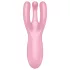 Satisfyer Threesome 4 - programėle valdomas klitorio vibratorius (rožinis)
