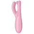 Satisfyer Threesome 4 - programėle valdomas klitorio vibratorius (rožinis)