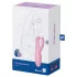 Satisfyer Threesome 4 - programėle valdomas klitorio vibratorius (rožinis)