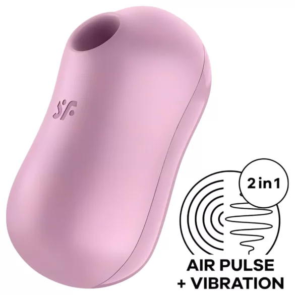 Satisfyer Cotton Candy - klitorinis oro bangų vibratorius - įkraunamas
