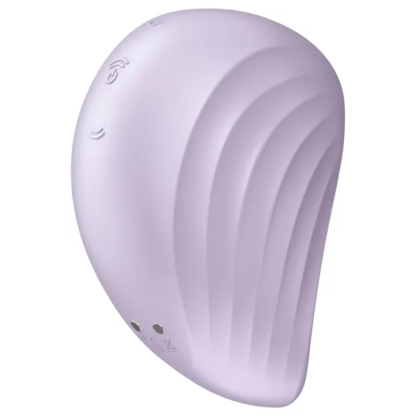 Satisfyer Pearl Diver - klitorio stimuliatorius su oro bangomis - violetinė
