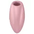 Satisfyer Cutie Heart - klitorio stimuliatorius su oro bangomis - rožinis
