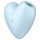 Satisfyer Cutie Heart - įkraunamas oro bangų klitorio vibratorius (mėlynas)