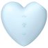 Satisfyer Cutie Heart - įkraunamas oro bangų klitorio vibratorius (mėlynas)