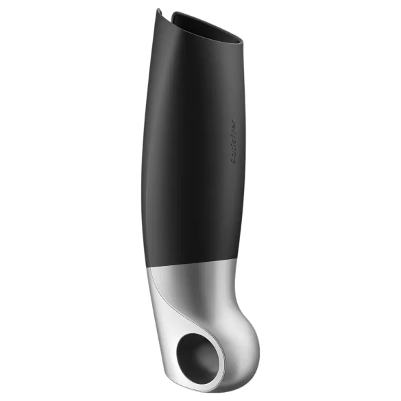 Satisfyer Power - masturbatorius vyrams - išmanus, įkraunamas - juodas
