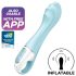Išmanusis mėlynas vibratorius "Satisfyer Pump 5"