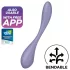 Satisfyer G-spot Flex 5 - programėle valdomas G taško vibratorius (violetinis)