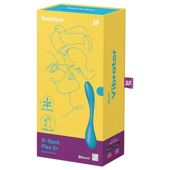 Satisfyer G-spot Flex 5 - G taško vibratorius - žalias