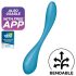 Satisfyer G-spot Flex 5 - išmanus G-taško vibratorius (žalias)