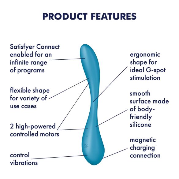 Satisfyer G-spot Flex 5 - G taško vibratorius - žalias