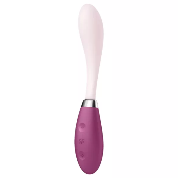 Satisfyer G-Spot Flex 3 - G taško vibratorius - įkraunamas - rožinis/raudonas