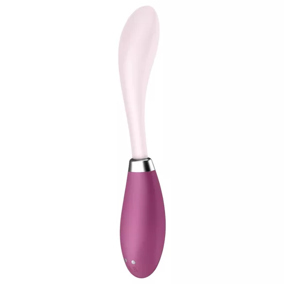 Satisfyer G-Spot Flex 3 - G taško vibratorius - įkraunamas - rožinis/raudonas