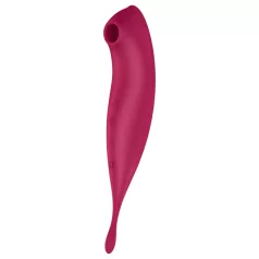   Satisfyer Twirling Pro - klitorio ir G taško vibratorius - raudonas