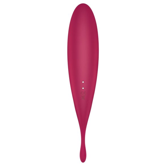 Satisfyer Twirling Pro - klitorio ir G taško vibratorius - raudonas