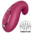 Satisfyer Dipping Delight - įkraunamas klitorio vibratorius (raudonas)