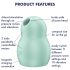 Satisfyer Pro To Go 1 - įkraunamas oro bangų klitorio stimuliatorius (mėtinė)