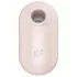 Satisfyer Pro To Go 2 - klitorio stimuliatorius su oro bangomis - smėlio spalvos