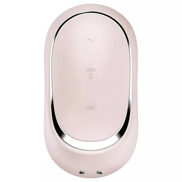 Satisfyer Pro To Go 2 - klitorio stimuliatorius su oro bangomis - smėlio spalvos