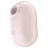 Satisfyer Pro To Go 2 - klitorio stimuliatorius su oro bangomis - smėlio spalvos
