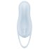 Satisfyer Pocket Pro 1 - oro bangų klitorio stimuliatorius (mėlynas)
