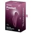 Satisfyer Pocket Pro 1 - akumuliatorinis klitorio stimuliatorius (violetinis)