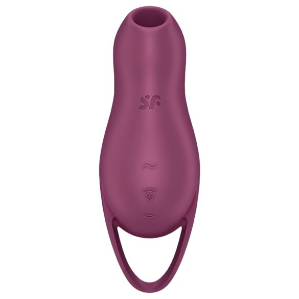 Satisfyer Pocket Pro 1 - klitoriui - oro pulsacijos - įkraunamas - violetinis