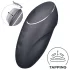 Satisfyer Tap & Climax 1 - klitorio vibratorius 2in1 - juodas