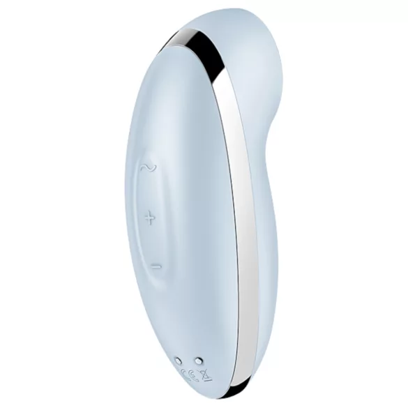 Satisfyer Tap & Climax 2 - klitorinis stimuliatorius ir vibratorius - mėlynas