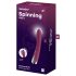 Satisfyer Spinning Vibe 1 - sukimos galvutės G-taško vibratorius (raudonas)