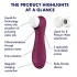 Satisfyer Pro 2 Gen3 - programėle valdomas oro bangų klitorinis vibratorius (raudonas)