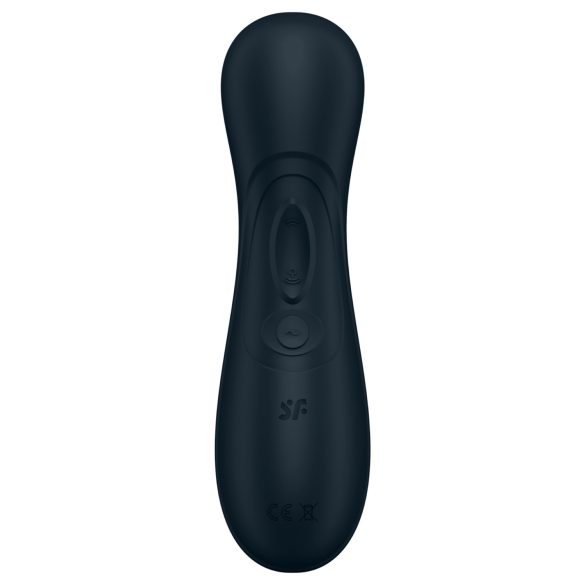 Satisfyer Pro2 Gen3 - klitorio stimuliatorius su oro bangomis - tamsiai pilkas