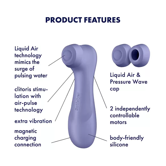 Satisfyer Pro 2 Gen3 - klitorinis stimuliatorius oro bangomis - įkraunamas