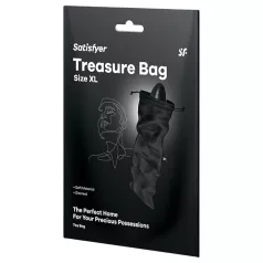   Satisfyer Treasure Bag XL - diskreti saugojimo tašė - didelė (juoda)