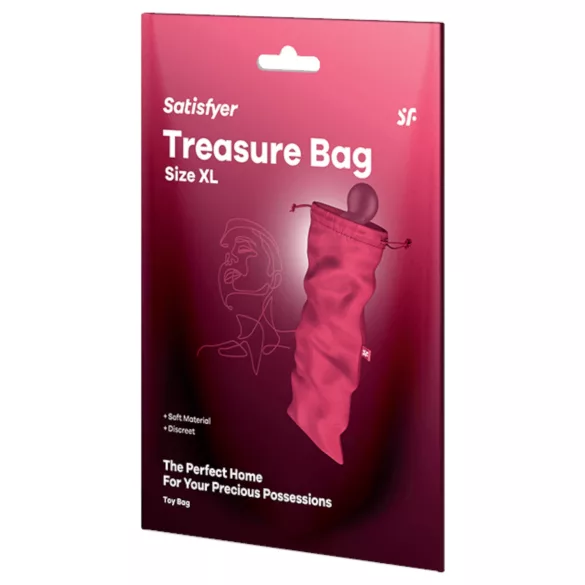 Satisfyer Treasure Bag XL - diskreti sekso žaislų laikymo tašė (rožinė)