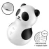 Satisfyer Pocket Panda - klitorio stimuliatorius bangų technologija - juodas