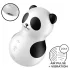 Satisfyer Pocket Panda - bangomis oro srovėmis veikiantis klitorio vibratorius (juodas)
