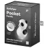 Satisfyer Pocket Panda - bangomis oro srovėmis veikiantis klitorio vibratorius (juodas)