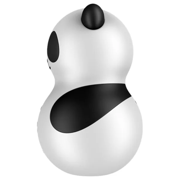 Satisfyer Pocket Panda - bangomis oro srovėmis veikiantis klitorio vibratorius (juodas)