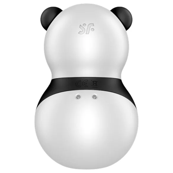 Satisfyer Pocket Panda - bangomis oro srovėmis veikiantis klitorio vibratorius (juodas)