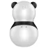 Satisfyer Pocket Panda - bangomis oro srovėmis veikiantis klitorio vibratorius (juodas)