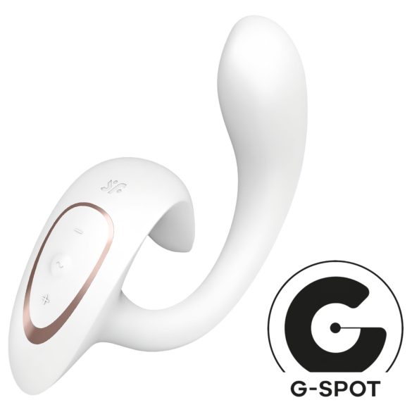Satisfyer G for Goddess 1 - klitorio ir G taško vibratorius (baltas)