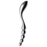 Satisfyer Star Force 1 - metalinis analinis kaištis su burbuliukais - sidabrinis