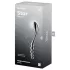 Satisfyer Star Force 1 - metalinis analinis kaištis su burbuliukais - sidabrinis