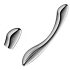 Satisfyer Pure Gravity 1 – grubluotas plieninis dildo (sidabrinis)