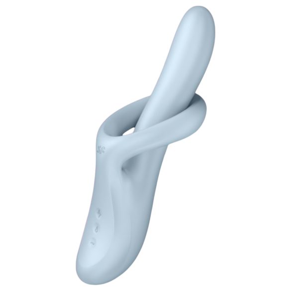 Satisfyer Heat Flex 4 - šildantis klitorio vibratoriaus (sidabrinis)